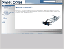 Tablet Screenshot of planetcoops.com